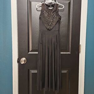 Weissman NWOT child intermediate dance costume black lyrical contemporary costum